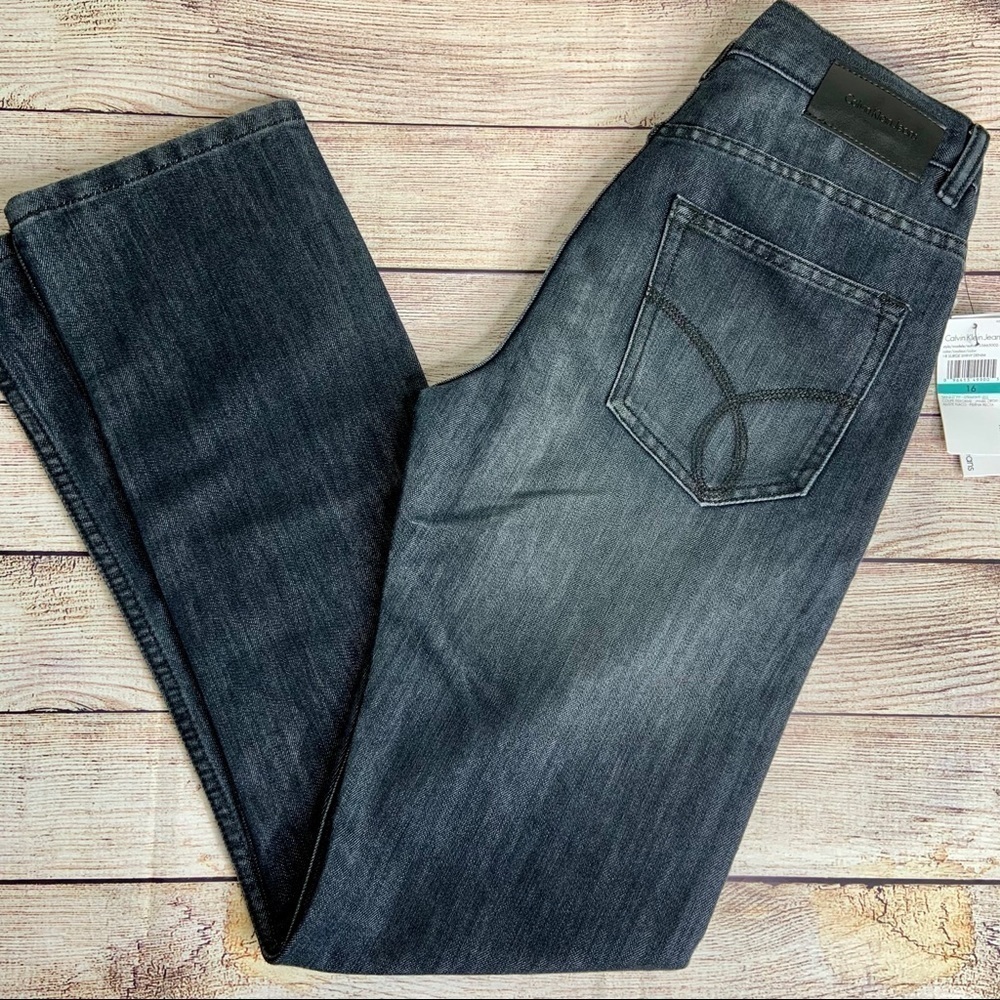 Calvin Klein Surge Shiny Jeans 16 NWT